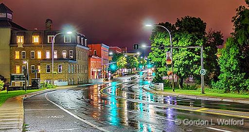 Rainy Night_46044-6.9.jpg - Beckwith Street photographed at Smiths Falls, Ontario, Canada.